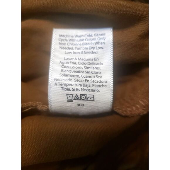 NWT No Boundaries Brown Elastic Waist Drawstring 8 Pocket Cargo Pants Size 3XL - Picture 8 of 12